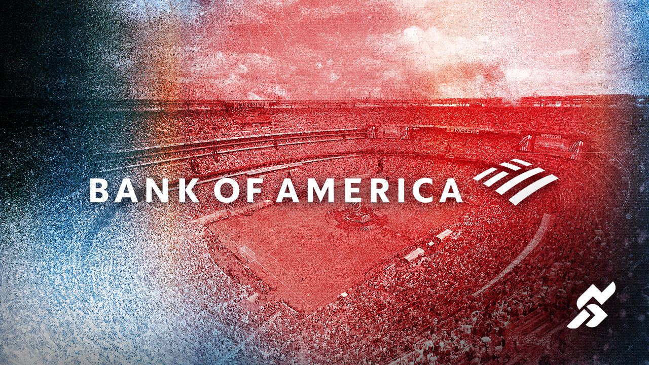 Bank of America and stadium graphic