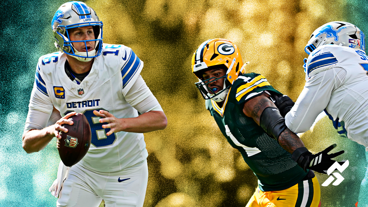 Lions vs. Packers action