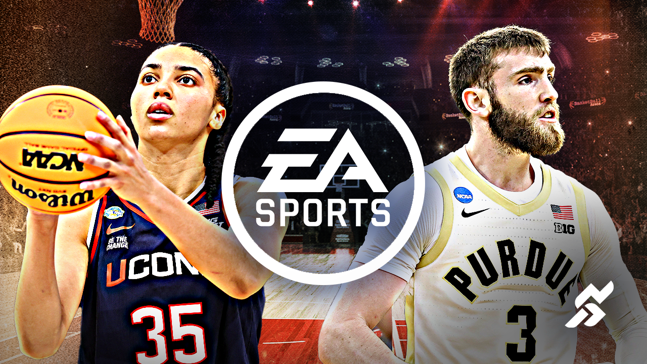 Azzi Fudd, Braden Smith, EA Sports logo
