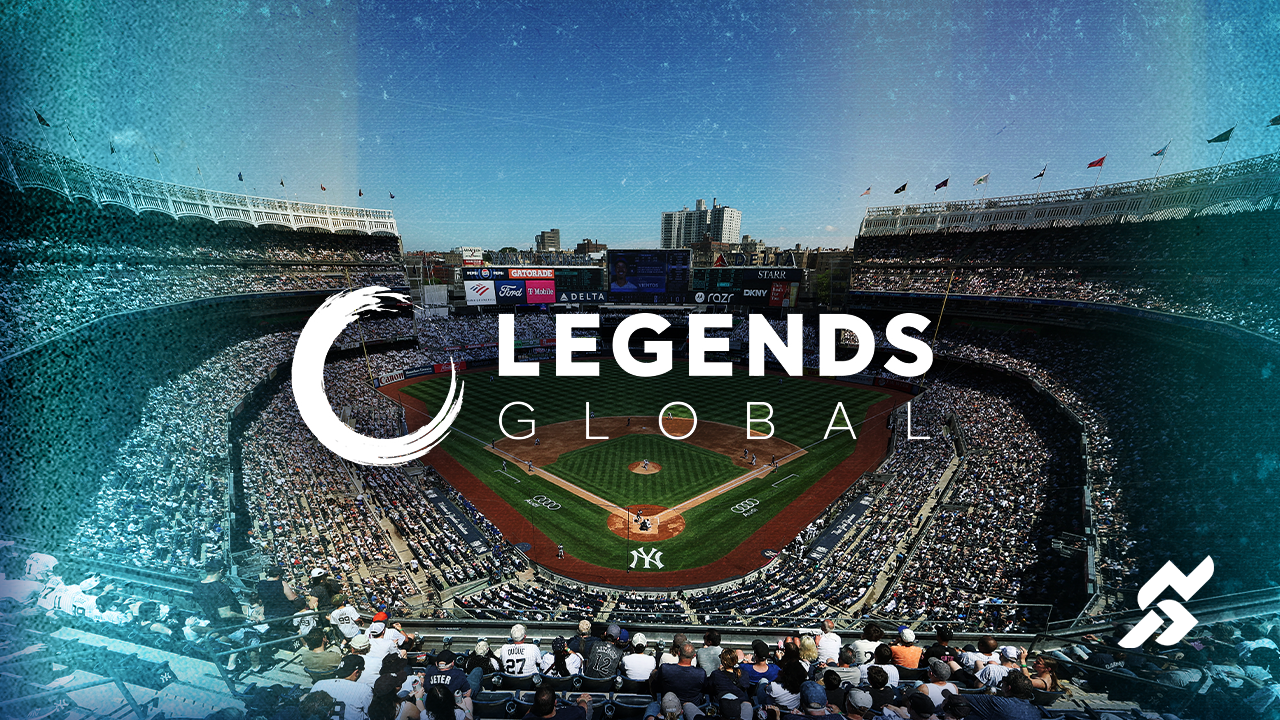 Legends Global logo brand stadium
